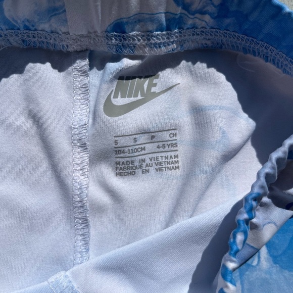 Girl's Nike Pants Multicolor Gradient Logo S Active Stretch Light Breath Gym Run - Picture 2 of 9